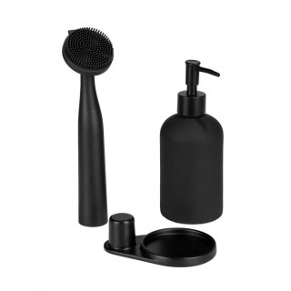 Set d'accessoires vaisselle 3 pièces - Noir