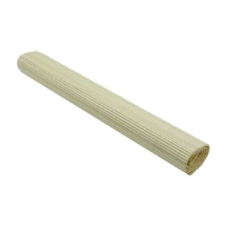 Lot de 6 sets de table en bambou blanchi rectangulaire - 45 x 30 cm