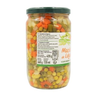 Macédoine de légumes - Pot 660g