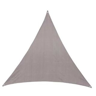 Voile d'ombrage triangulaire Anori - 3 X 3 X 3 M - Taupe