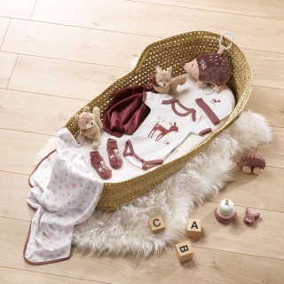 Coffret de naissance avec body, bonnet et chaussettes 0-1 mois - Faon