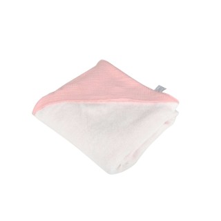 Cape de bain en gaze de coton - Rose