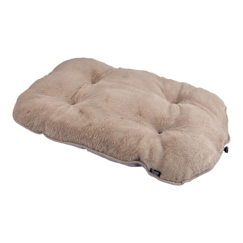 Coussin doux réversible Happy pour chien et chat - Ecru - Long 107 cm