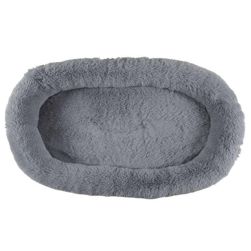 Grand panier coussin doux Marley pour chien - Gris