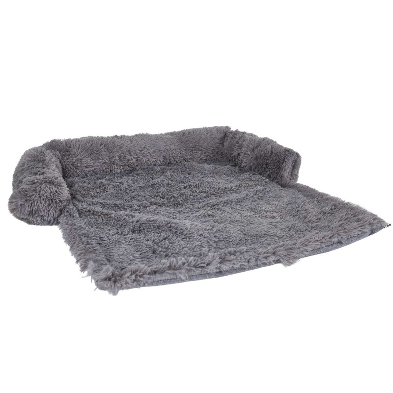 Plaid couverture de canapé pour chien et chat - Gris