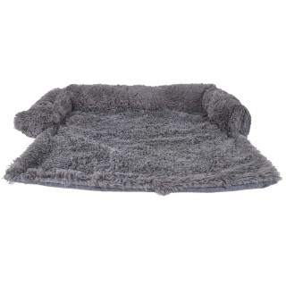 Plaid couverture de canapé pour chien et chat - Gris