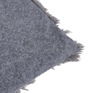 Plaid couverture de canapé pour chien et chat - Gris