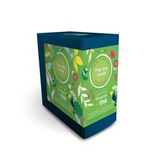 Thé vert des Oasis - 20 sachets - Boîte 40g