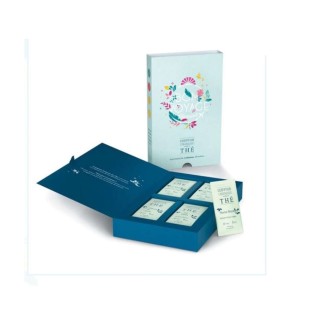 Coffret infusion Bon Voyage Gourmand - 4 parfums 20 sachets - Coffret 40g