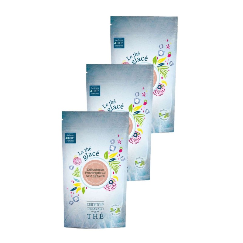 Lot 3x Délicatesse provençale par Nina Métayer - 10 sachets - Doypack 60g