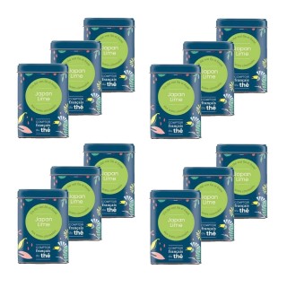 Lot 12x Thé vert Japan Lime - Boîte 80g