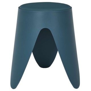 Tabouret d'appoint empilable Emma - Bleu canard