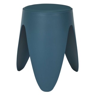 Tabouret d'appoint empilable Emma - Bleu canard