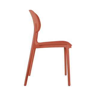 Chaise design Cheer - Terracotta