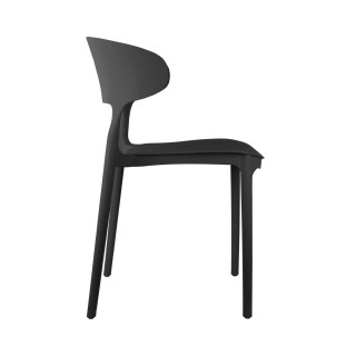 Chaise design Fain - Noir