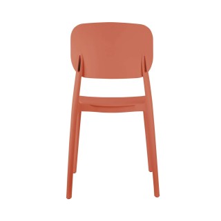 Lot de 2 chaises design Cheer - Terracotta