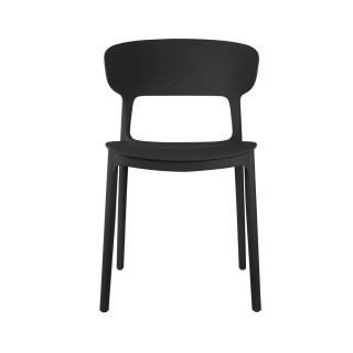 Lot de 2 chaises design Fain - Noir