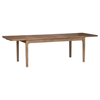 Table à manger extensible Sabor en bois pour 6 à 10 personnes - Marron