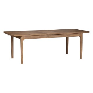 Table à manger extensible Sabor en bois pour 6 à 10 personnes - Marron