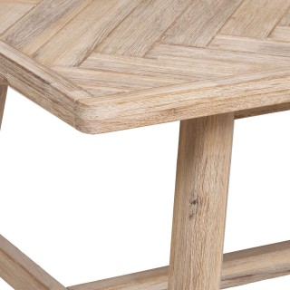 Table à manger extensible Aeris en bois pour 6 à 8 personnes - Marron