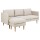 Canapé d'angle Milly - 3 places - Beige