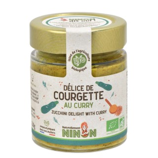 Délice de courgette au curry BIO - Pot 130g