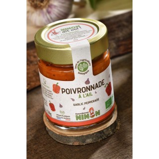 Poivronnade à l’ail BIO - Pot 130g