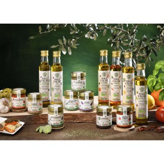 Lot 3x Huile d’olive extra vierge ail BIO - Bouteille 250ml