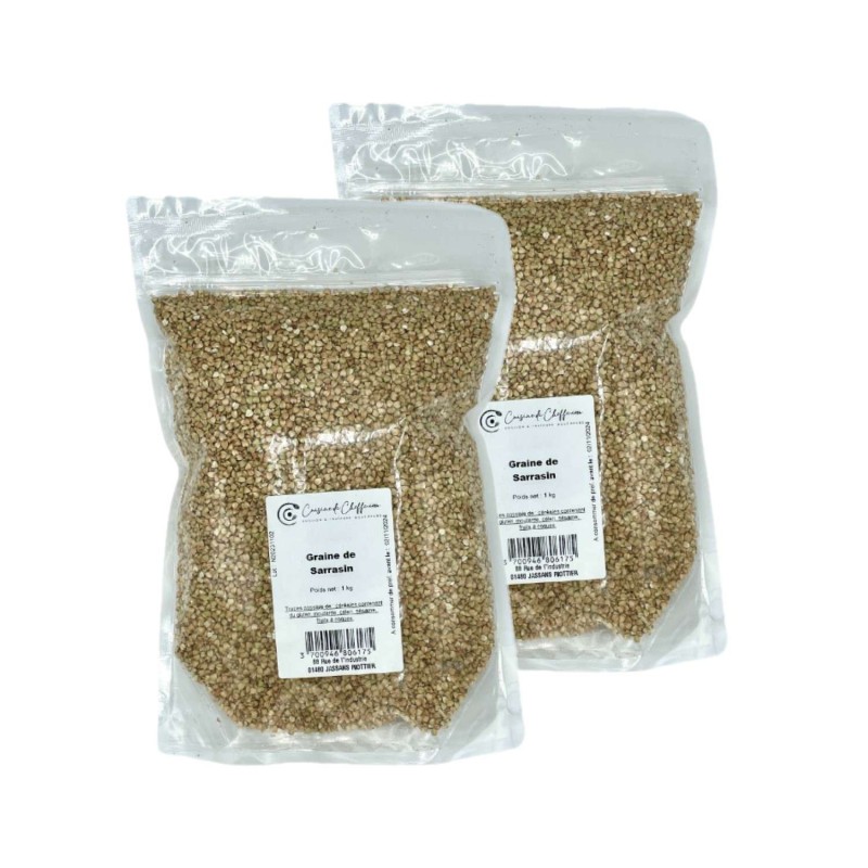 Lot 2x Sarrasin graine - Sachet 1kg