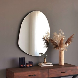 Miroir Célian forme organique - 75x55 cm