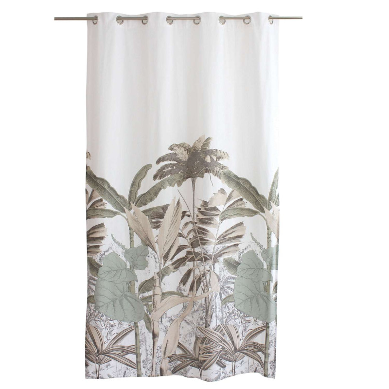 Rideau Milano motifs jungle - 140 x 240 cm - Multicolore