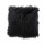 Coussin doux à poils longs Epicéa - 45 x 45 cm - Noir