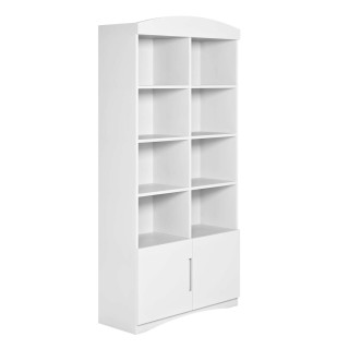 Bibliothèque double Classic - Kocot Kids - L. 90 x H. 188,2 cm - Blanc