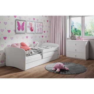 Lit Babydreams avec matelas - Kocot Kids - 70 x 140 cm - Blanc