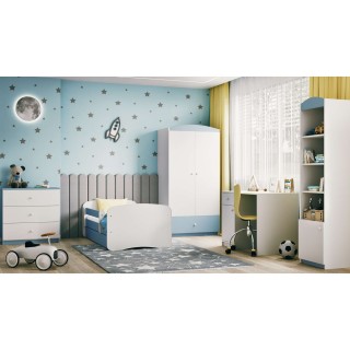 Lit Babydreams avec matelas - Kocot Kids - 70 x 140 cm - Bleu