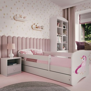 Lit Babydreams Licorne avec matelas - Kocot Kids - 70 x 140 cm - Blanc