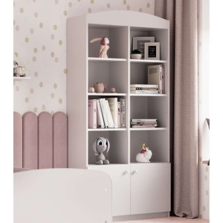 Bibliothèque double Babydreams - Kocot Kids - L. 90 x H. 186,2 cm - Blanc