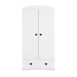 Armoire Julia - Kocot Kids - L. 90 x H. 183,5 cm - Blanc