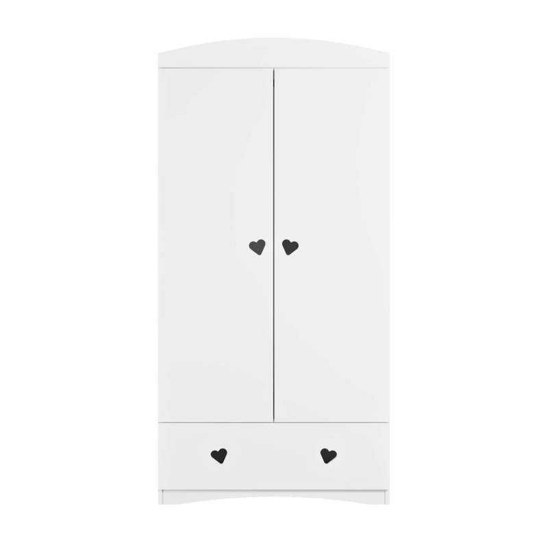 Armoire Julia - Kocot Kids - L. 90 x H. 183,5 cm - Blanc