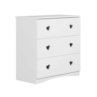 Commode Julia - Kocot Kids - L. 80 x H. 80,5 cm - Blanc