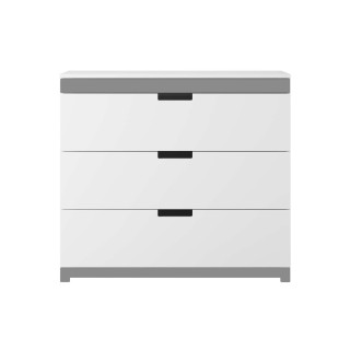 Commode Tomi - Kocot Kids - L. 100 x H. 90 cm - Blanc