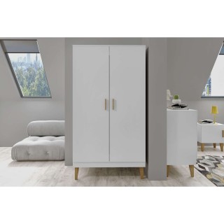 Armoire Kubi - Kocot Kids - L. 100 x H. 184 cm - Blanc