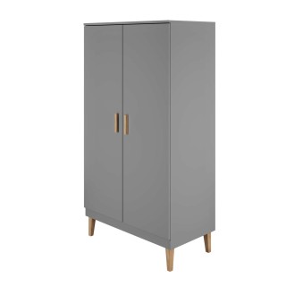 Armoire Kubi - Kocot Kids - L. 100 x H. 184 cm - Gris