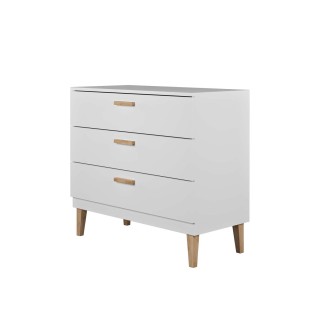 Commode Kubi - Kocot Kids - L. 100 x H. 90 cm - Blanc