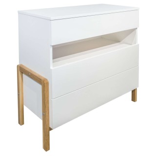 Commode Victor - Kocot Kids - L. 100 x H. 90 cm - Blanc