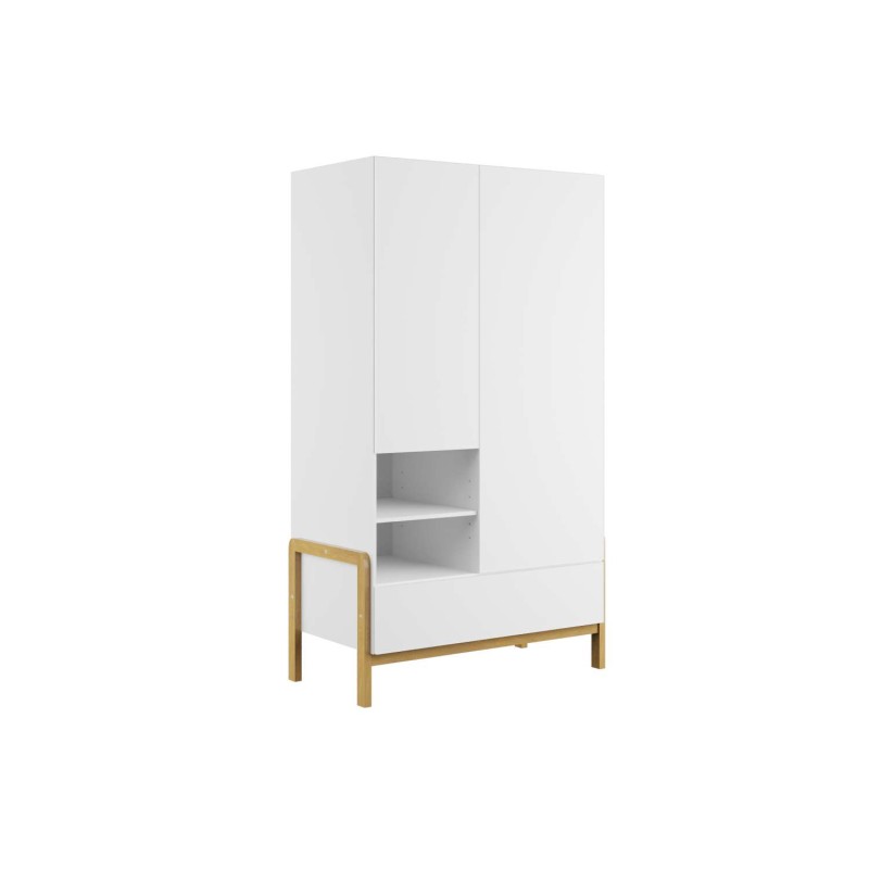 Armoire Victor - Kocot Kids - L. 100 x H. 180 cm - Blanc