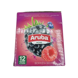 Lot 2x Boisson instantanée arôme fruits rouges - 12 x 30g - Boîte 720g