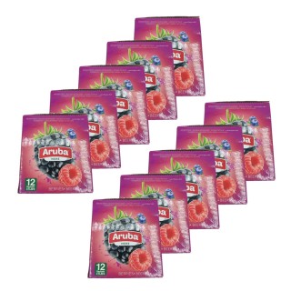 Lot 10x Boisson instantanée arôme fruits rouges - 12 x 30g - Boîte 3,6kg