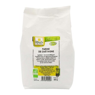 Farine de châtaigne BIO - Sachet 500g