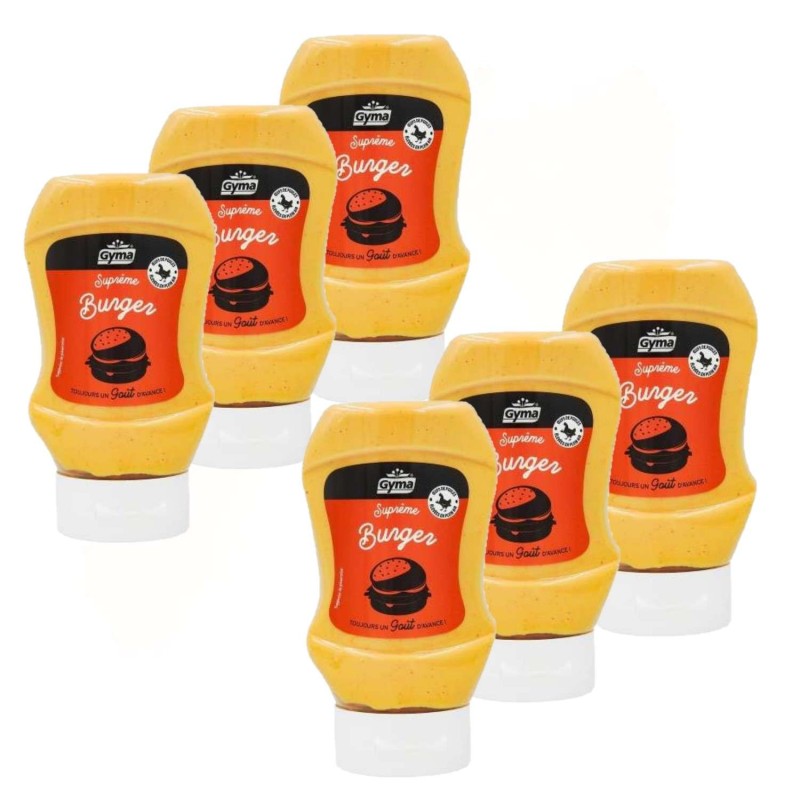 Lot 6x Sauce suprême burger - Tube 2,1kg